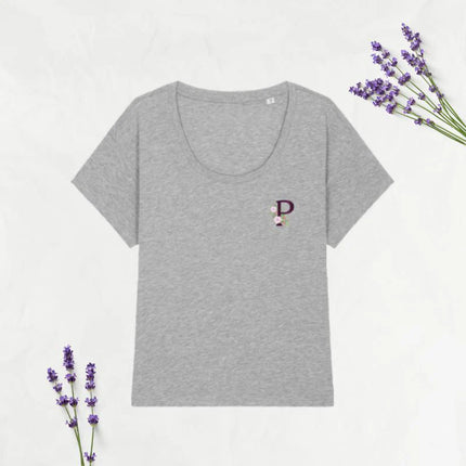 Haut Gris Femme Coton Bio-Peignoir Avenue