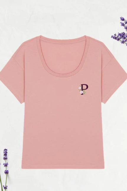 Haut Rose Femme Coton Bio-Peignoir Avenue