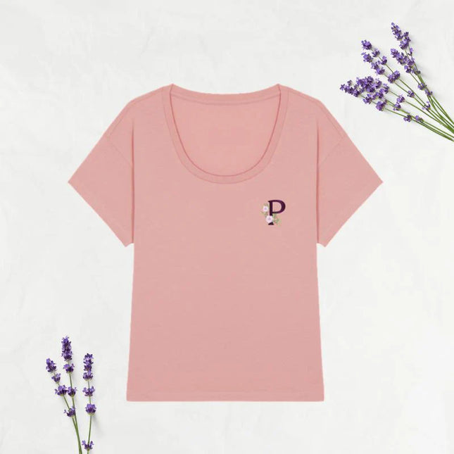Haut Rose Femme Coton Bio-Peignoir Avenue