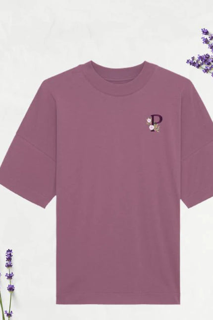 Haut Violet Oversize Femme Coton-Peignoir Avenue