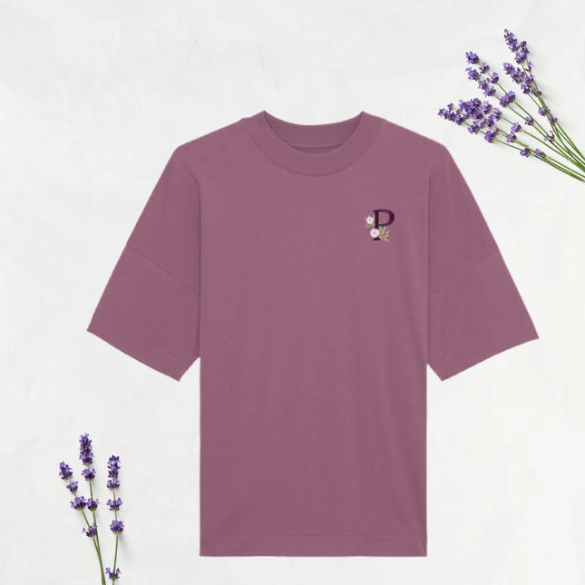 Haut Violet Oversize Femme Coton-Peignoir Avenue