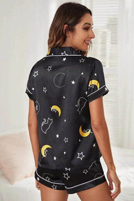 Musta Kesä Lyhyt Pyjama