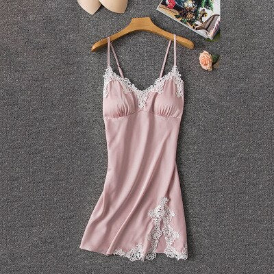Ensemble Nuisette Et Kimono Satin femme