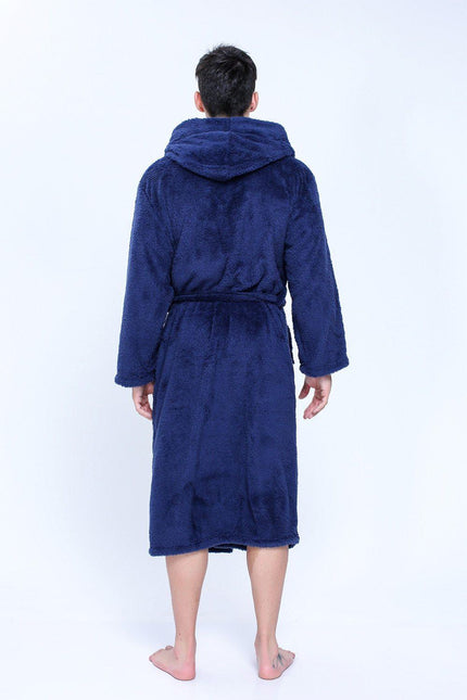 Miesten Hupullinen Fleece Kylpytakki