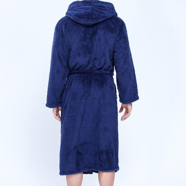 Miesten Hupullinen Fleece Kylpytakki