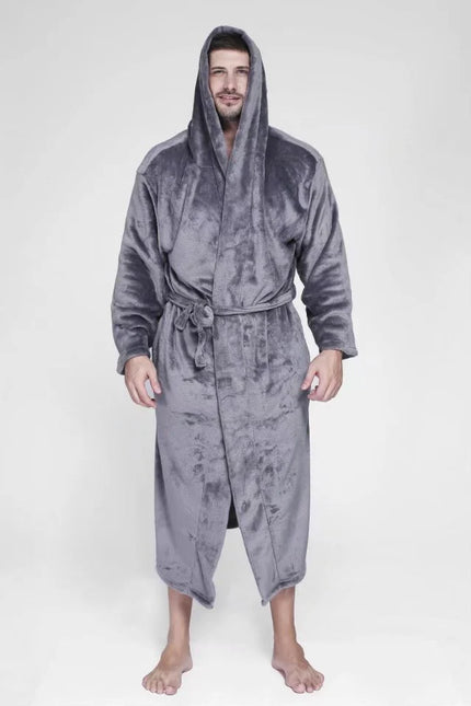 Miesten Xxl Fleece Kylpytakki