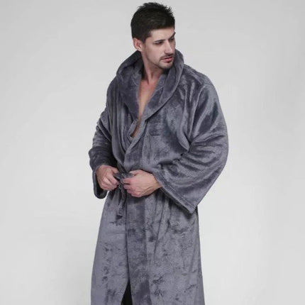 Miesten Xxl Fleece Kylpytakki