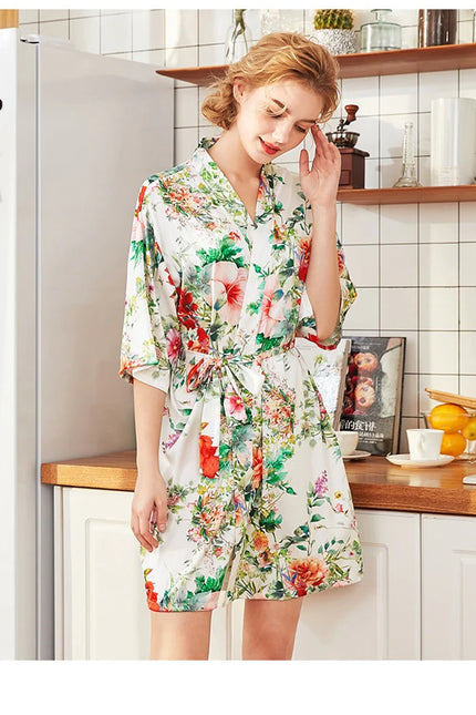 Happy Holly Kimono