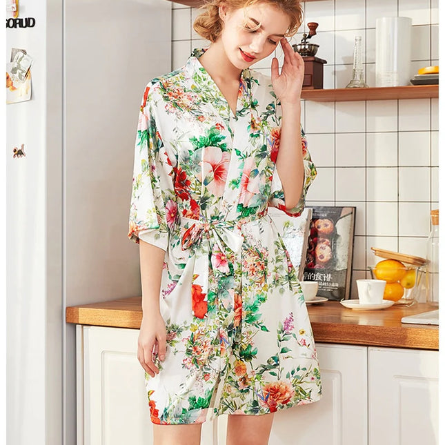 Happy Holly Kimono