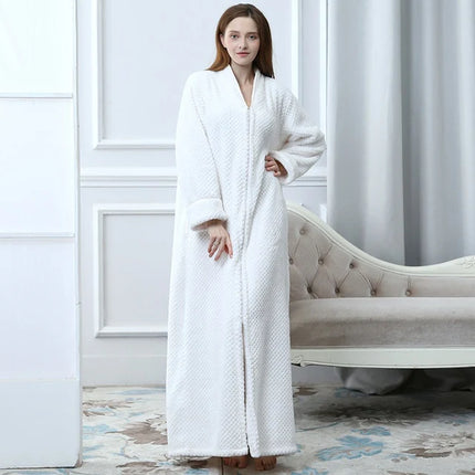 Robe de Chambre Blanche Longue