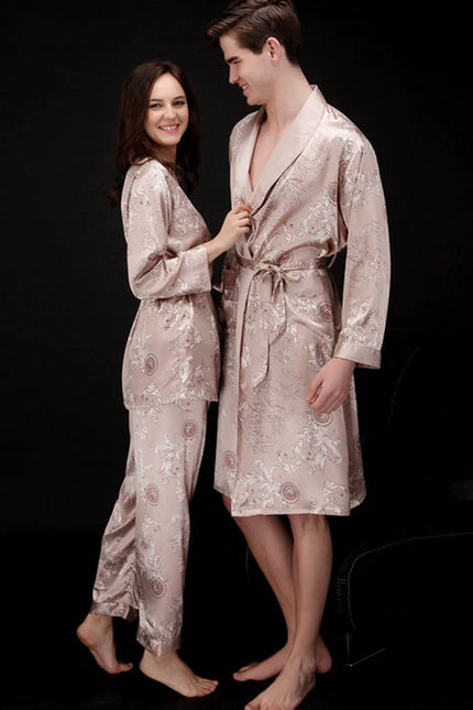 Miesten Beige Kimono