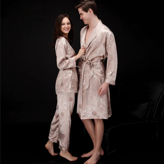 Miesten Beige Kimono