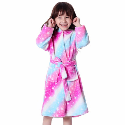 Peignoir Enfant Licorne 8 ans