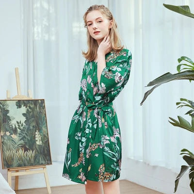 Robe Kimono Verte
