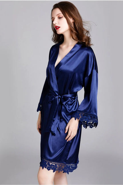 Naisten Satiini Kimono