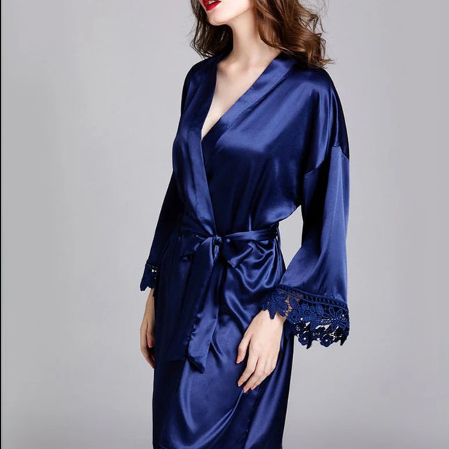 Naisten Satiini Kimono