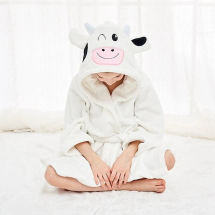peignoir enfant blanc