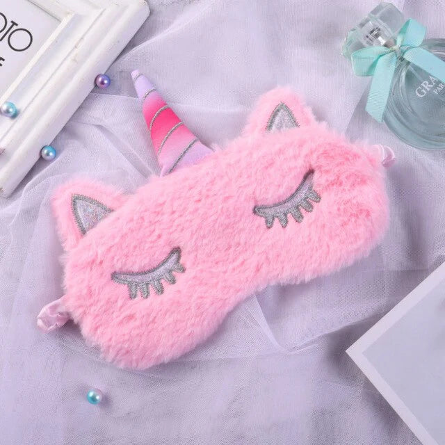 Masque de Nuit Licorne Rose