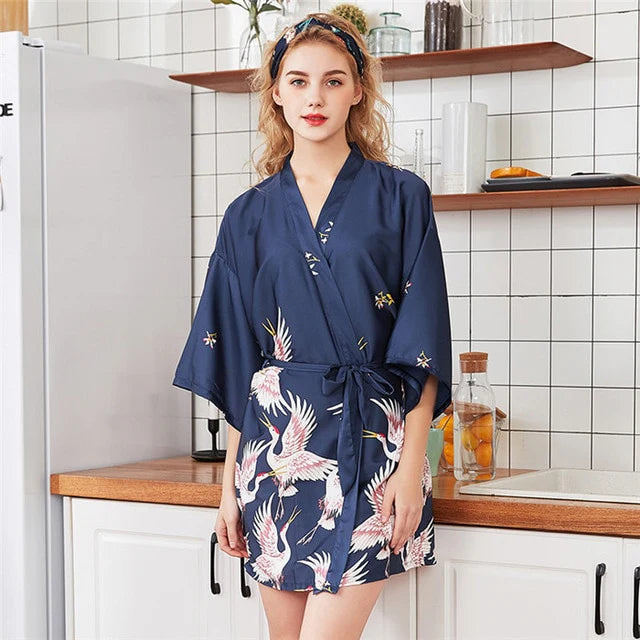 Kimono Nuit Femme Court