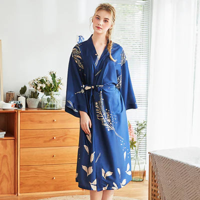 Long Kimono Femme Nuit