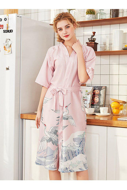 Japanilainen Kimono Kylpytakki