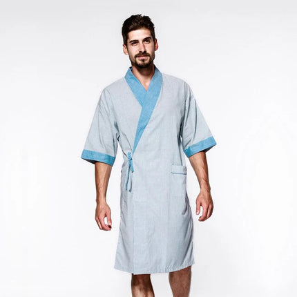 Peignoir Homme Coton Peigné-Peignoir Avenue