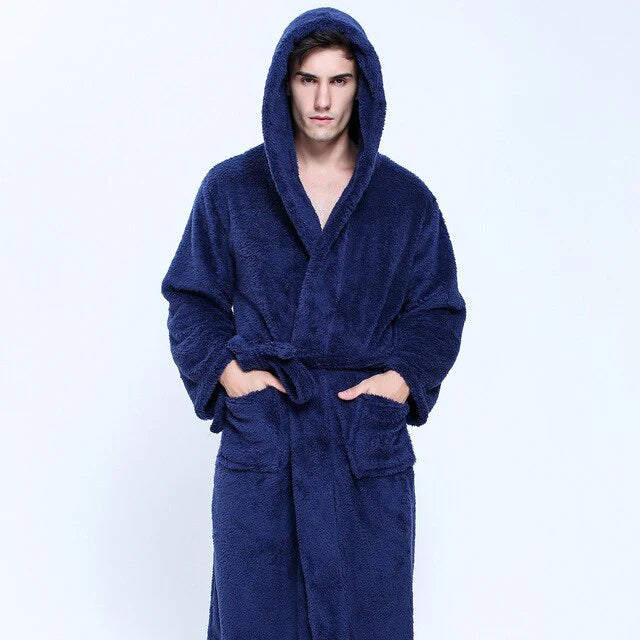 Peignoir Homme Polaire Capuche-Peignoir Avenue