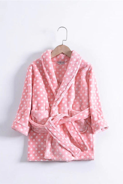 Peignoir Enfant Fille Rose-Peignoir Avenue