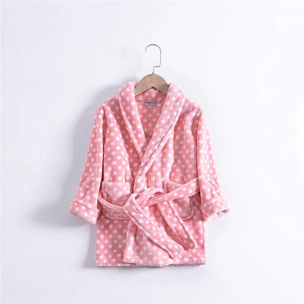 Peignoir Enfant Fille Rose-Peignoir Avenue