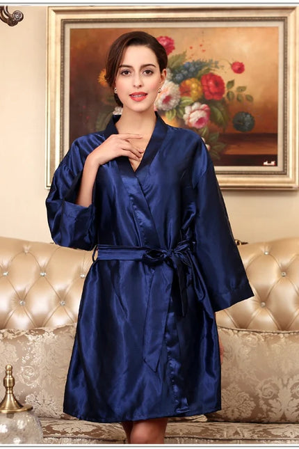 Kimono Femme Bleu Marine