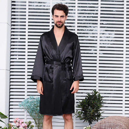 Peignoir Homme En Satin