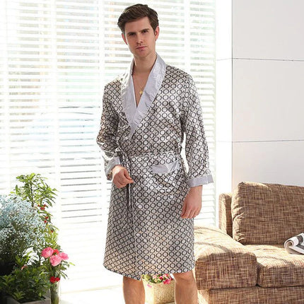 Peignoir En Satin Homme