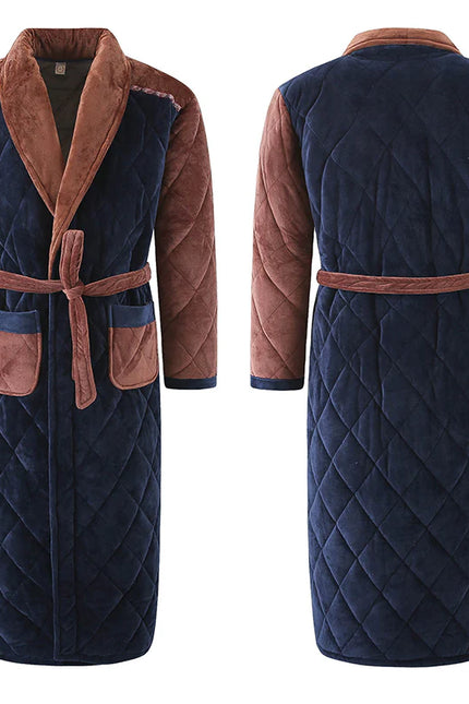 Peignoir Homme Matelassé-Peignoir Avenue