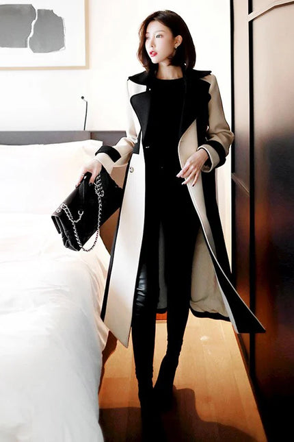 Manteau Peignoir Bicolore