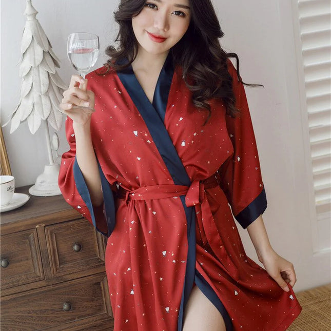 Naisten Satiini Yökimono