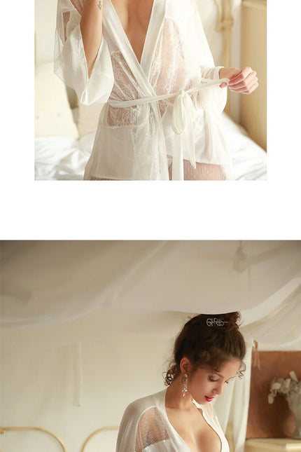 White Lace Kimono