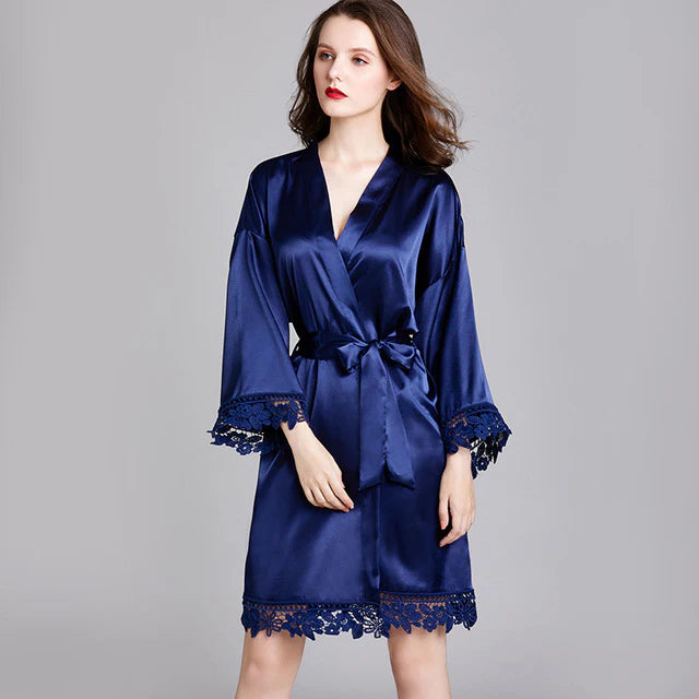 Kimono En Satin Pour Femme