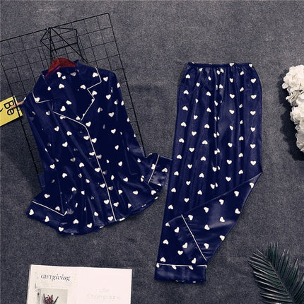 Pyjama Cœur Bleu