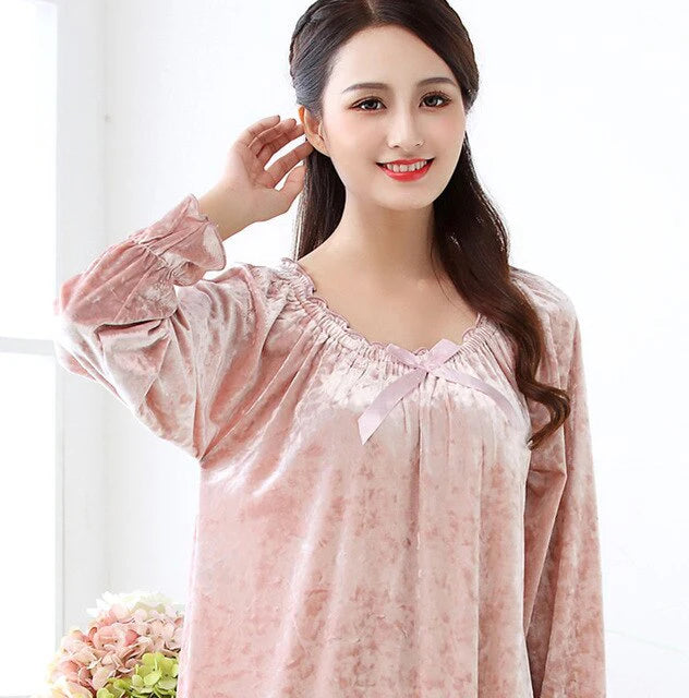 Robe de Chambre Femme Velours Ras-Peignoir Avenue