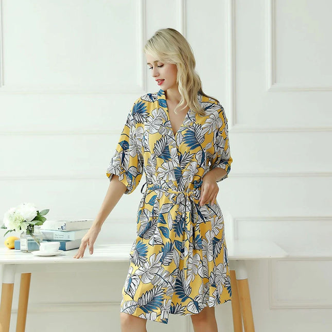 Kimono Court Femme Coton