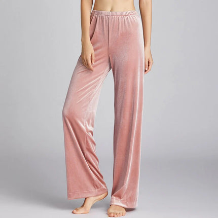Pyjama Velours Rose-Peignoir Avenue