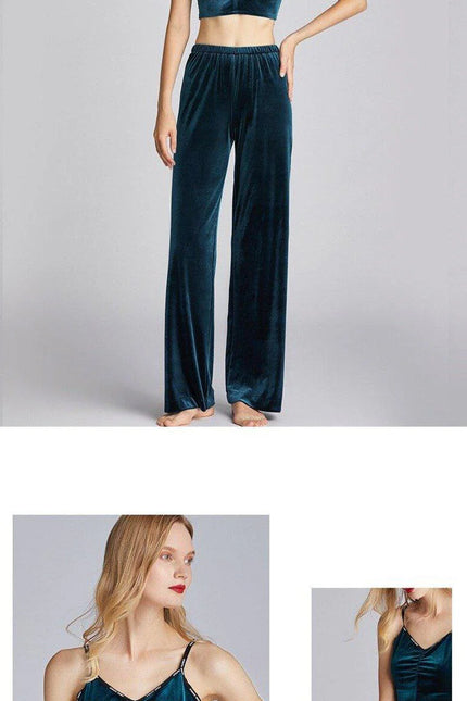 Sininen Sametti Pyjama