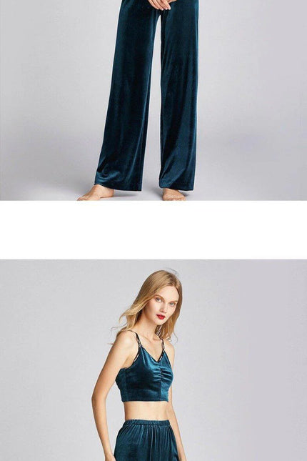 Sininen Sametti Pyjama