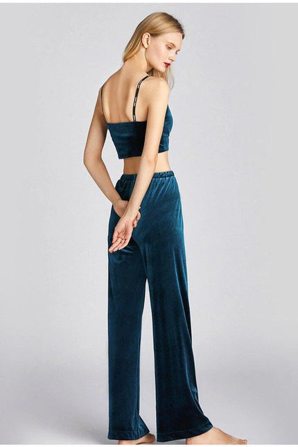 Sininen Sametti Pyjama