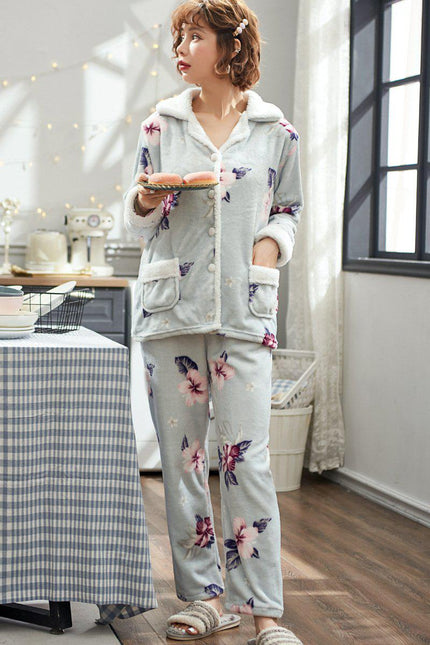 Kukallinen Pehmoinen Pyjama