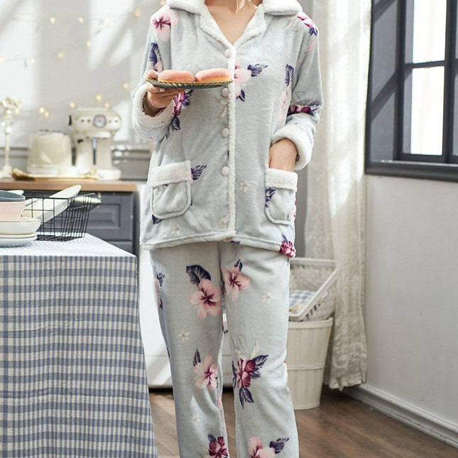 Kukallinen Pehmoinen Pyjama