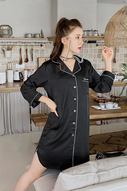 Liquette Satinée Noire