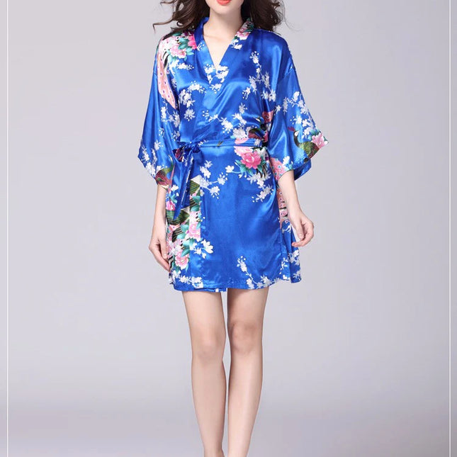 Japanilainen Satiini Kimono