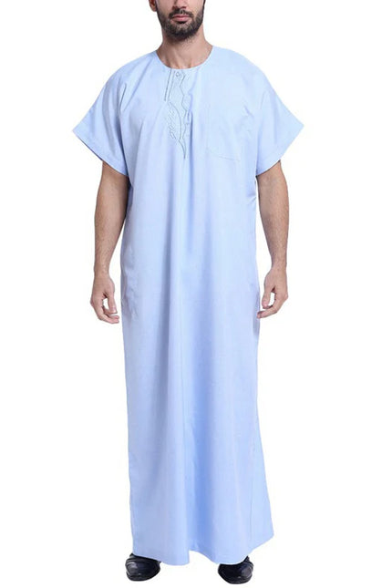 Liquette Homme Manche Courte Bleu