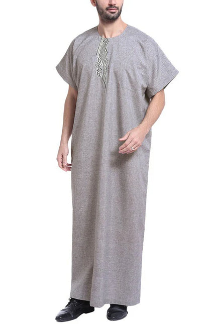 Liquette Homme Manche Courte Grise